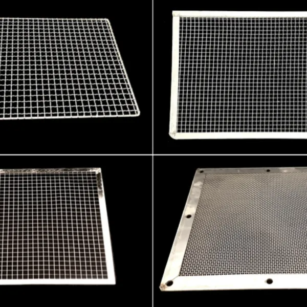 Square Stainless Steel Grill Mesh With Double Handles for BBQ and Drying Applications photo-4