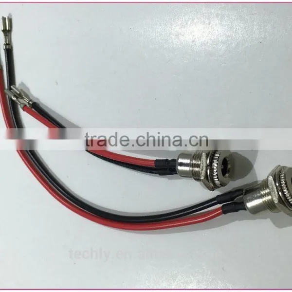 DC2.1 Buchse Mit Kabel ID To Flachstecker 2.8mm Terminal Wire Harness photo-4