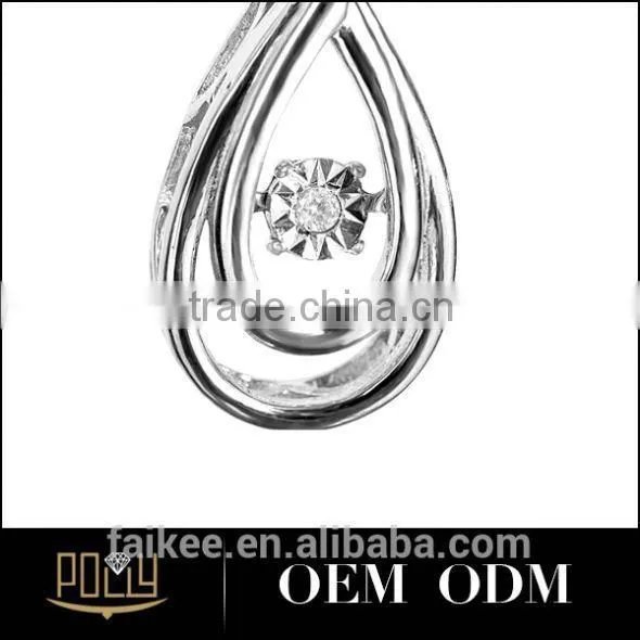 925 Silver Smooth Drops Pendant for Tibetan Ghau Pendant photo-4