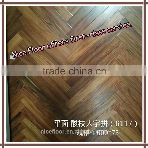 Africa Black Mkuruti Herringbone Engineered Wood Flooring photo-2
