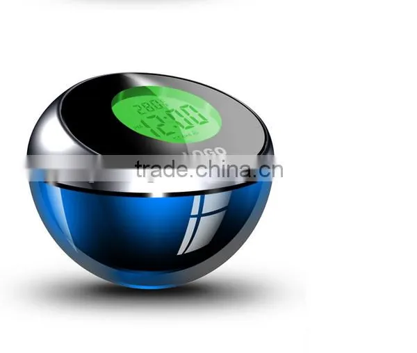 Creative LED Talking Bobble Clock Digital Temperature Battery/USB Power /electronic Desk Clocks Display photo-5