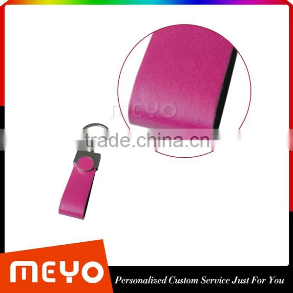 New Products 2015 Innovative Product Metal pu Leather Keychain Embossed Custom Leather Leather Keychain photo-6