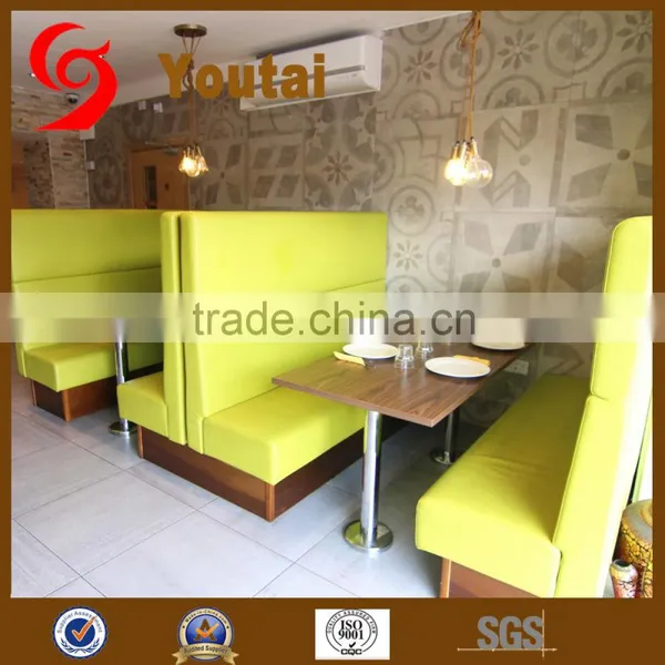 Double Side Modern Leather Restaurant Bench photo-2