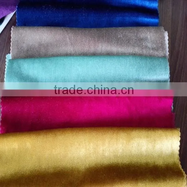 Wholesale Shiny Warp Knitting Italian Velvet Sofa Fabric For Home Textile Decoration photo-5