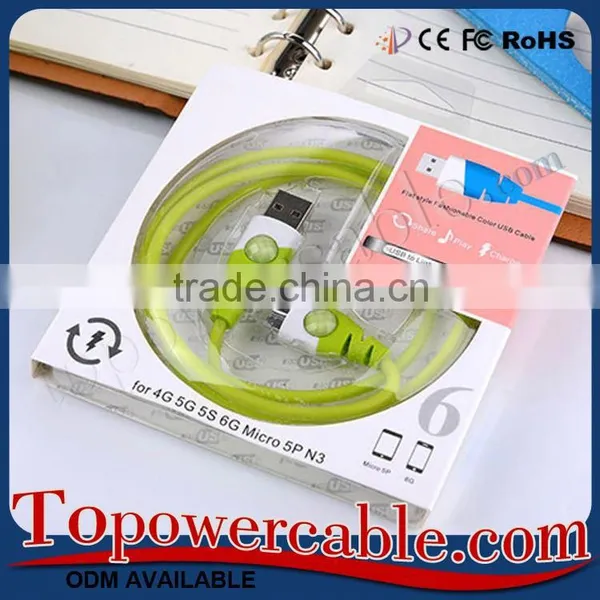 Manufacturing Mobile Phone Micro Usb 3.0 Transfer Data Cables With Led Light Up photo-6