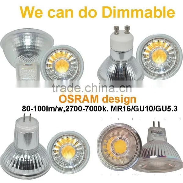 Crystal Led Spotlight Mr16 AC90-130V 185-260V Quartz Glass 5w Cob Led Spot Light photo-5