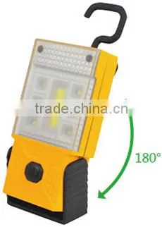 6SMD+1LED+1COB Portable Flashlight Flexible Super Bright Work Light photo-2