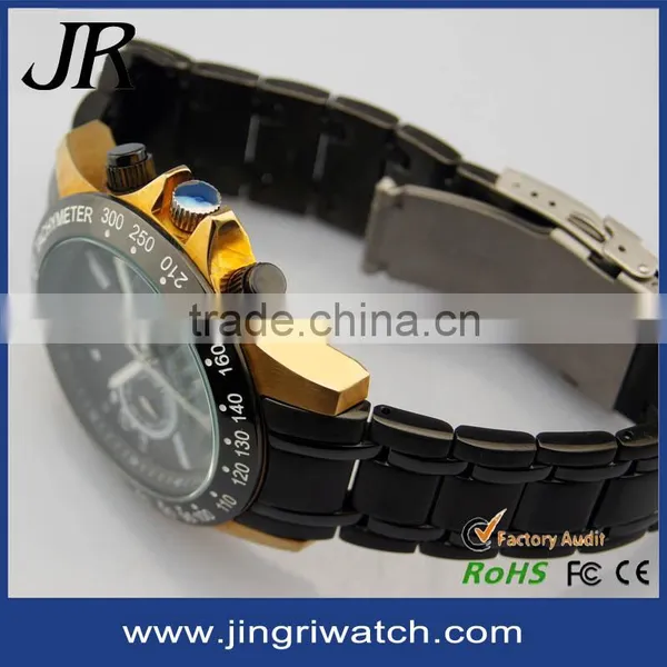 Top Quality Leather Watch Men Stainless Steel Back Water Resistant Watch for Vogue Watch Men Japan Movt Watches photo-4