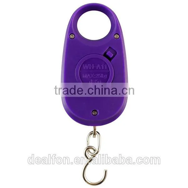 25kg/5g Blue Backlit Shopping Travel Pocket Digital Electronic Scale photo-3