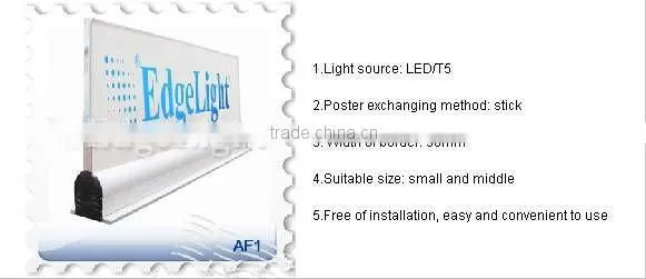 NEW Edgelight AF1 Aluminous Frame RGB Desk Type Double Side Light Box photo-5