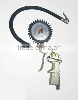 Car Pistol Grip Professional Tire Inflator gauge, tyre inflator