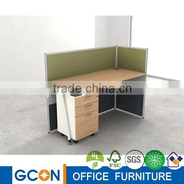 China Supplier Modular Office Workstation With Wood Partirion photo-2
