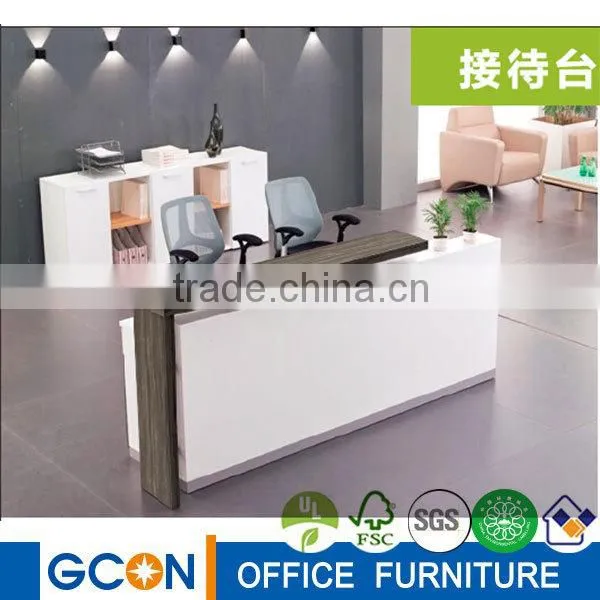 Mordern White 2 Person Reception Computer Desk/checkout Counter photo-2