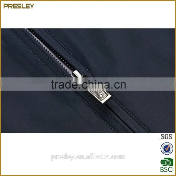 2016 Cusom Simple Design Black Blank Men Bomber Jackets for Business Men photo-5