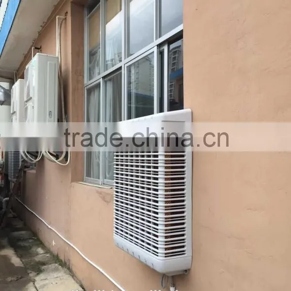 Energy Save Industrial Air Cooler,water Mist Air Cooler With Water Bank