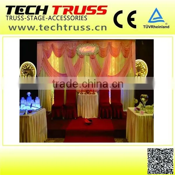 Decoration Pipe and Drape and Wedding Stage Decoration photo-4