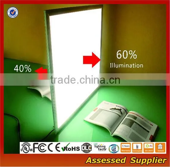 Edge Lit Smart Led Panel Lights 600x600 Double Side Luminous Led Panel Lighting 600x600 CE ROHS 2x2 Led Ceiling Panel Light
