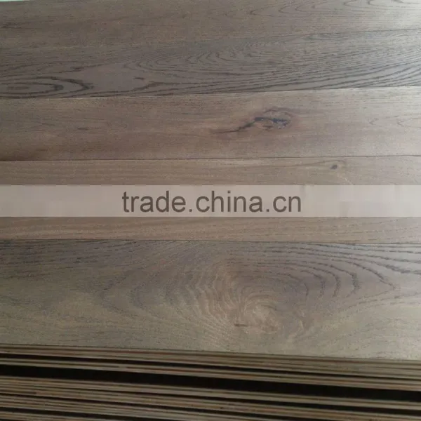 Wide Plank American White Oak Engineered Timber Flooring Made In China photo-4