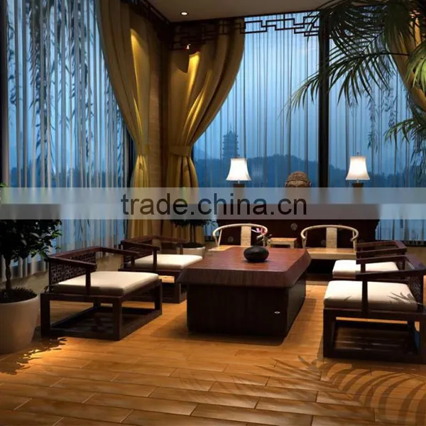 Non Slip Different Sizes Timber Matte Rustic Glazed Polished Porcelain Wood Ceramic Floor Tile photo-4