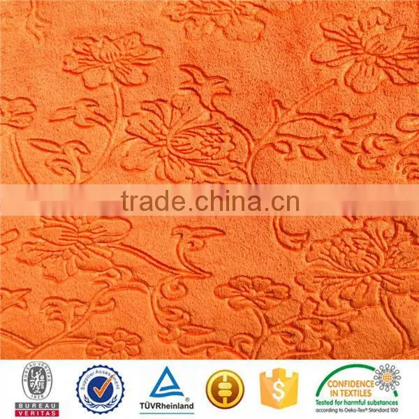 3D Embossed Velvet Pillow Cover Fabric for Upholstery Curtain Fabric photo-4