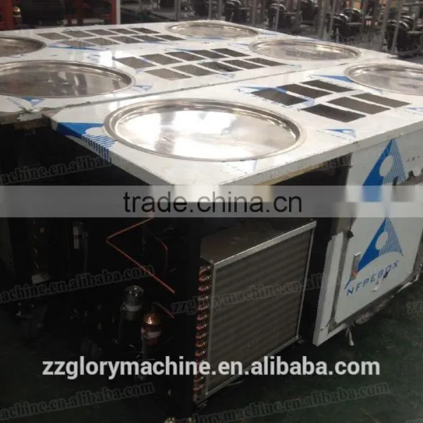 GL-F700 Multi-functional Double Pan Fried Ice Cream Making Machine photo-3