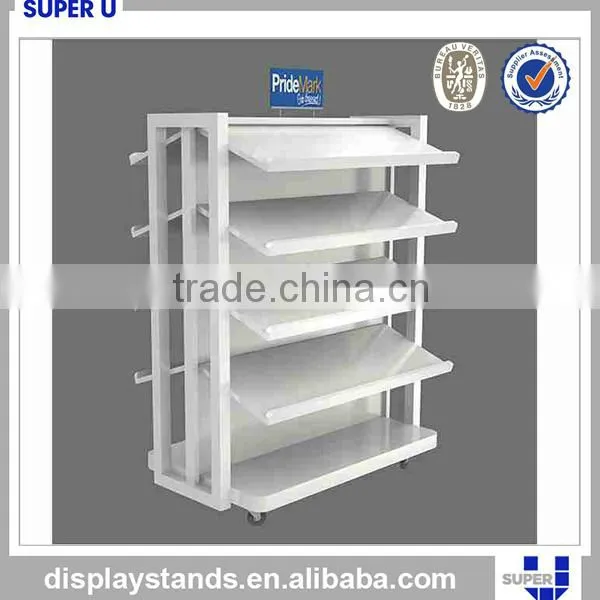 Tailor Made White Painted Simple Style Rotating Wood Toy Shelf photo-6
