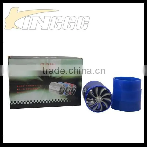 Aluminum Double Turbine Power Launcher Blue Color photo-5