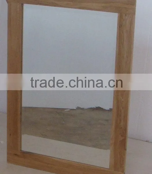 Solid Oak Frame Wall Mirror