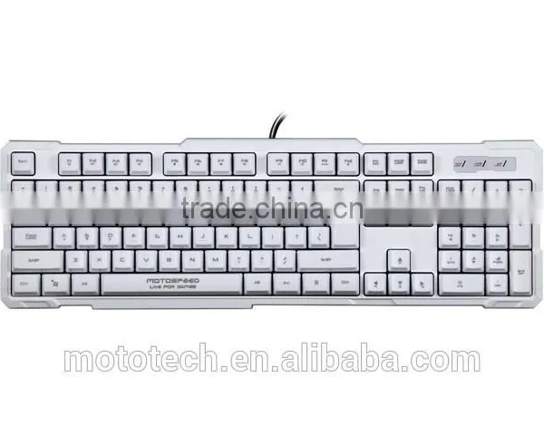K82 Cherry MX Blue Switch Multi-media Wired USB Mechanical Gaming Keyboard photo-2