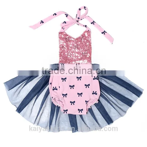 Wholesale Girls Newborn Baby Clothes Baby Romper photo-6