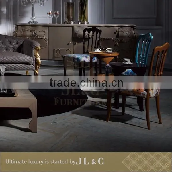 Luxury Piano Painting Wooden Tea Table High-end Furniture Manufacturer From China AT00-42 JL&C Furniture photo-2