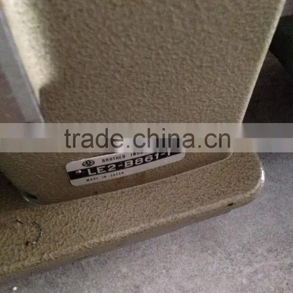 Japan Used Brother LE2-B861-1 Zig Zag Free Hand Irish Embroidery Industrial Sewing Machine photo-4