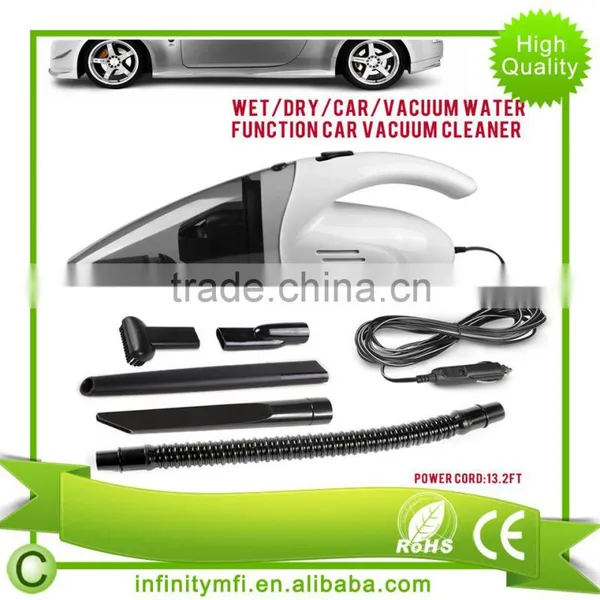 Hot New Wet&Dry Car Vacuum Cleaner INCVC-108W 70W 3KPA 12V 13.2-FT(4M) Cord 5 Vacuum MouthsTo Vacuum The Hair And Wool Fabric photo-2