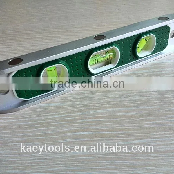 die-casted aluminum spirit Level with V-groove for pipe object 31510