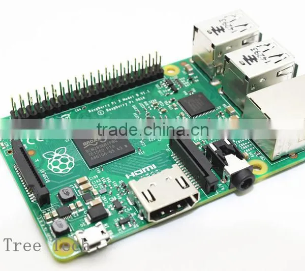 New&Original Raspberry Pi 2 Model B Broadcom+White Metal Box BCM2836 1G RAM 6 Times Faster Than The Raspberry PI Model B+Speed photo-2