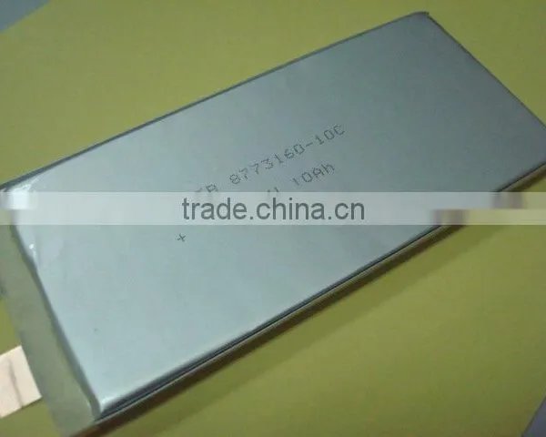 High Rate 10C Rechargeable 3.7V Lipo Battery 10Ah Mp3 Player Battery With Pcb photo-2
