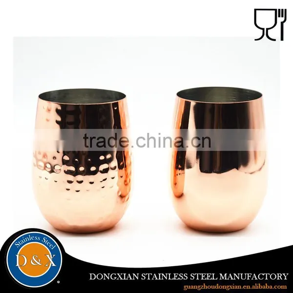 Promotional Copper 500ml Stainless Steel Martini Cup Supplier's Choice