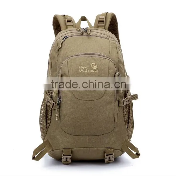 30L canvas backpack with laptop pocket 