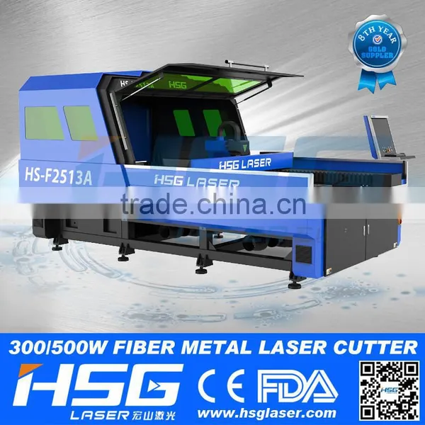 Hot Sale Screen Protector Fiber Laser Metal Cutting Machine With Price HS-F1325A