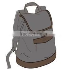 SS16 Best Branded Colorful Factory Design School Backpack Brand New Design Daily Use Canvas Backpacks Laptop Day Backpack photo-6
