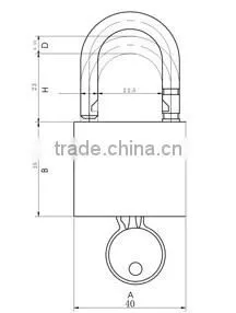 940 Series Brass Padlock (heavy Type) photo-4