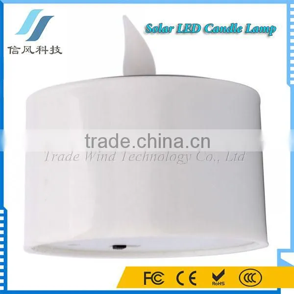 Solar LED Candle Lamp Nightlight Green photo-4
