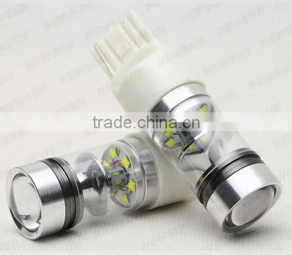 15SMD C Ree XBD T20 Singal Contact LED Bulbs For Front / Rear Turn Signal Lights 12V White Auto Parking Car Drl Fog Light photo-4