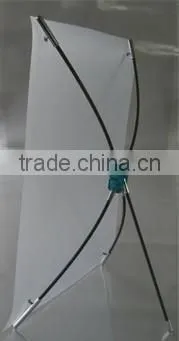 Portable tabletop plastic stable mini x stand system