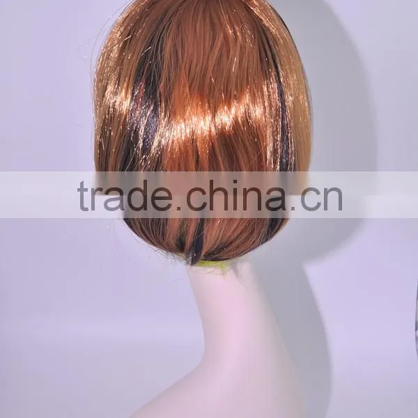A022 Factory Colorful Short Bob Hair Wigs, Synthetic Hair Cosplay/ Party Wigs in Stock Wholesale photo-3