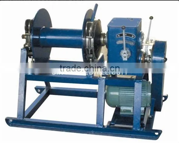 High Speed Drill Rig Parts , Hydraulic Electric Wireline Winch for Drilling photo-2