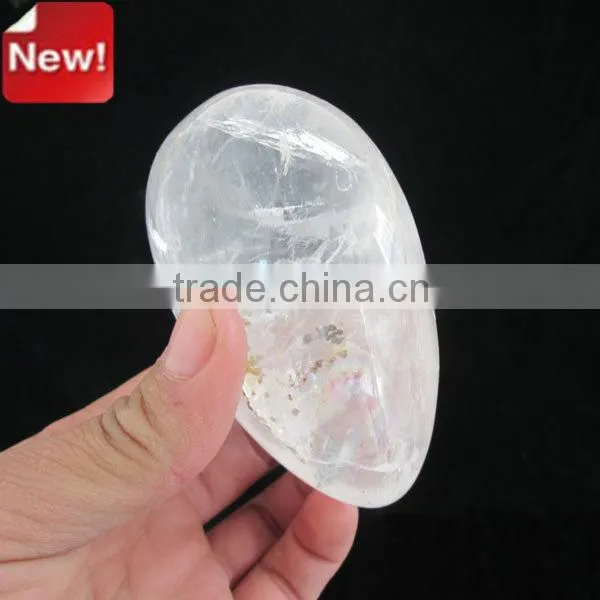 Natural Clear Quartz Crystal Eggs / Crystal Stone Eggs