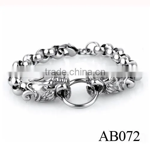 Stainless Steel Biker Skull Bracelet For Men High Quality Bracelet Wholesale photo-4