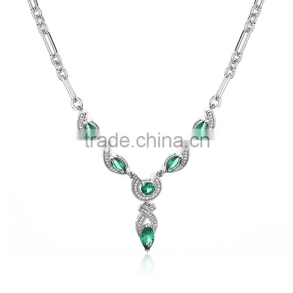 925 Sterling Silver Latest Design Beads Necklace Jewelry SNP027W photo-2
