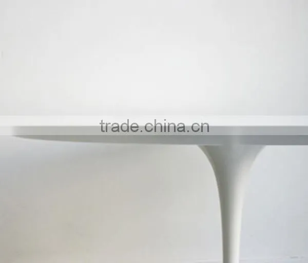 White Eero Saarinen Fiberglass Saarinen Tulip Table Replica photo-4